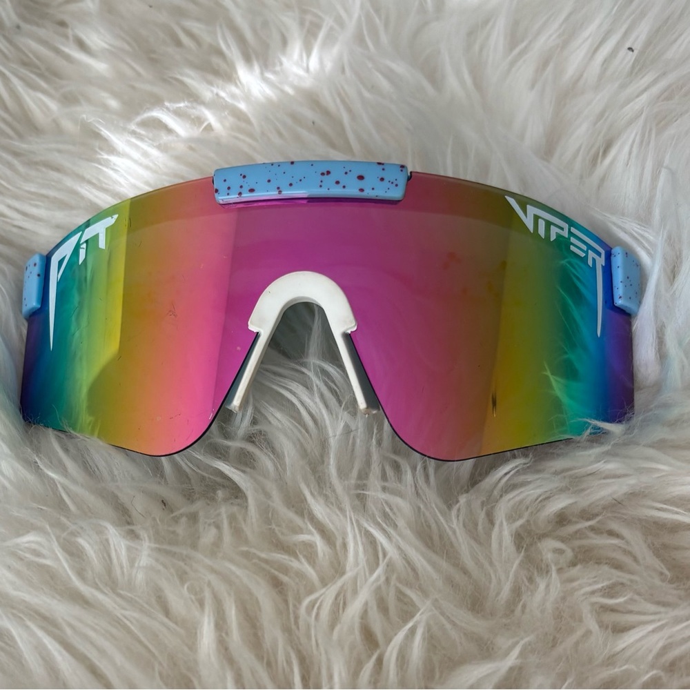 Pit Viper Sunglasses. Pink and Blue multi.